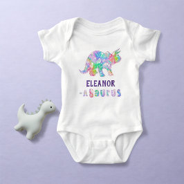 Dino Dig Rainbow Romper
