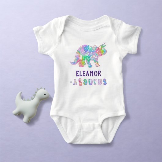 Dino Dig Rainbow Romper