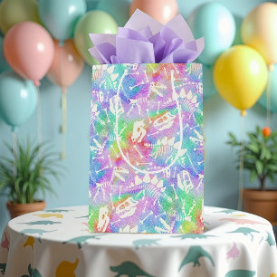 Dino Dig-regenboog Medium Cadeauzakje