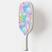 Dino Dig-regenboog Pickleball Paddle (Links)