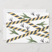 Dino Diggers 2e verjaardag Kaart (Achterkant)