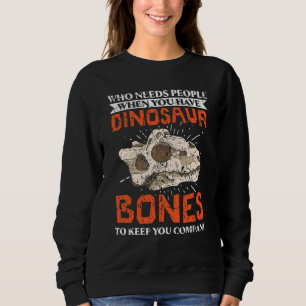 Dino Dinosaur Botten Fossil Paleontoloog Paleont Trui