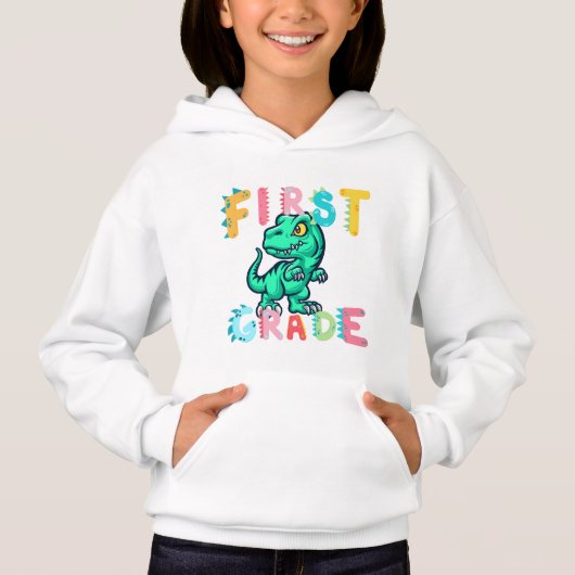 Dino Dinosaur First GRADE Squad School jongens (Voorkant)