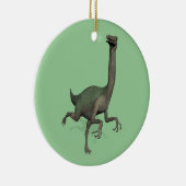 Dino Dinosaur Gallimimus Keramisch Ornament (Rechts)