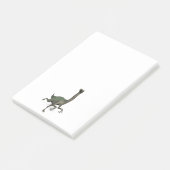 Dino Dinosaur Gallimimus Post-it® Notes (Schuin)