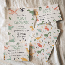 Dino Dinosaur Little Dino In The Way Baby shower