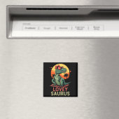 Dino Dinosaur Lovey-saurus T-rex Grappige Trex Magneet (Insitu (Vaatwasser))