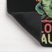 Dino Dinosaur Lovey-saurus T-rex Grappige Trex Muismat (Hoek)