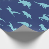 Dino Dinosaurier Cadeaupapier (Hoek)