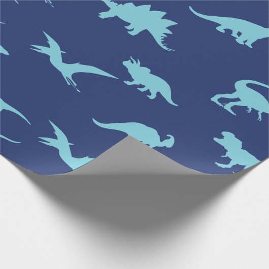 Dino Dinosaurier Cadeaupapier (Hoek)