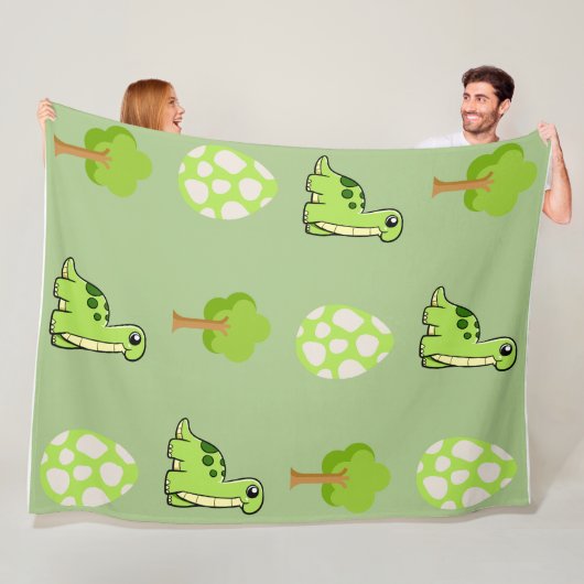 Dino Discovery Day  Fleece Deken (In situ)