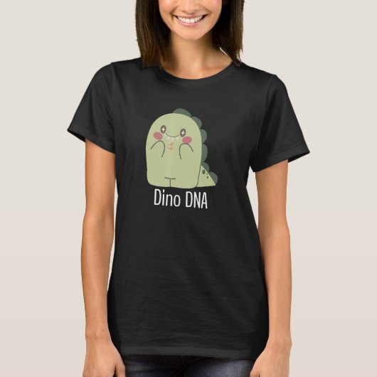 Dino DNA Dierlijke Dinosaurus T-shirt (Voorkant)