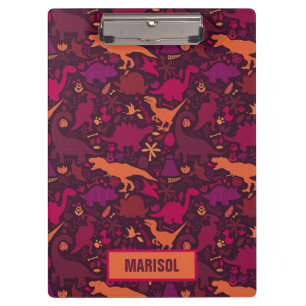 Dino Doodle Silhouetten Kinderen Dinosaurus Klembord