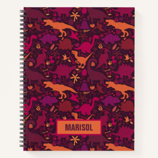 Dino Doodle Silhouetten Kinderen Dinosaurus Notitieboek