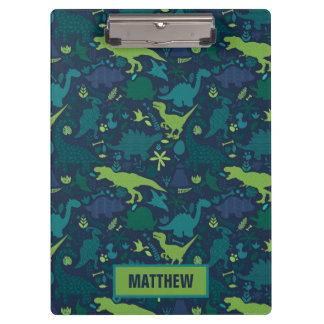 Dino Doodle Silhouettes Kinder Dinosaur Klembord