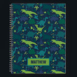 Dino Doodle Silhouettes Kinder Dinosaur Notitieboek<br><div class="desc">Dino Doodle Silhouettes Kinder Dinosaur Persoonlijk Cute Prehistorische Pattern.</div>