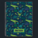 Dino Doodle Silhouettes Kinder Dinosaur Notitieboek<br><div class="desc">Dino Doodle Silhouettes Kinder Dinosaur Persoonlijk Cute Prehistorische Pattern.</div>