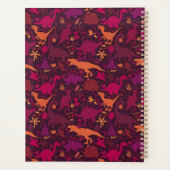 Dino Doodle Silhouettes Kinder Dinosaur Planner (Achterkant)