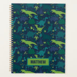 Dino Doodle Silhouettes Kinder Dinosaur Planner<br><div class="desc">Dino Doodle Silhouettes Kinder Dinosaur Persoonlijk Cute Prehistorische Pattern.</div>