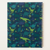 Dino Doodle Silhouettes Kinder Dinosaur Planner (Achterkant)