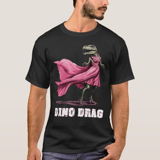 Dino Drag Dinosaurus T-shirt (Voorkant)