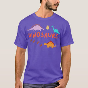 Dino Dreams Speelse en Kleurrijke Dinosaurus Verru T-shirt