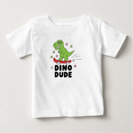 Dino Dude Schattige Dinosaurus Skateboard Kinderen