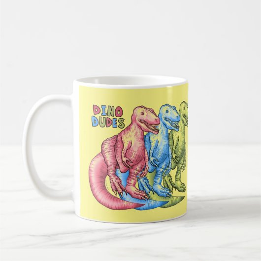 Dino Dudes Dinosauriërs Mok (Links)