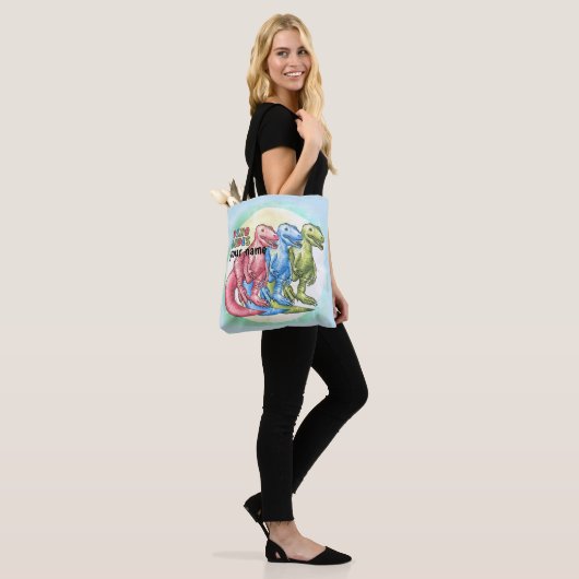 Dino Dudes Dinosaurs Canvas tas (Op model)