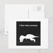 Dino duikt op! briefkaart (Voorkant / Achterkant)