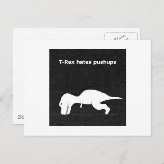 Dino duikt op! briefkaart (Voorkant / Achterkant)