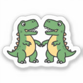 Dino Duo Sticker (Voorkant)