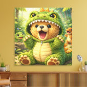 Dino Dylan Canvas Afdruk (Insitu (Woonkamer))