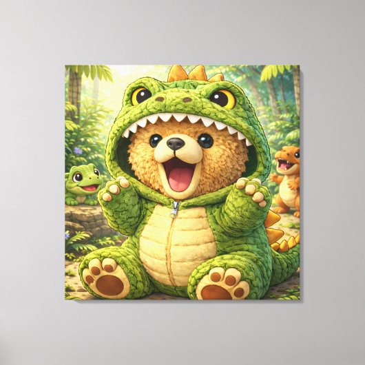 Dino Dylan Canvas Afdruk (Voorkant)