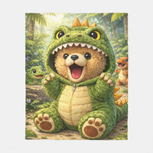 Dino Dylan Fleece Deken