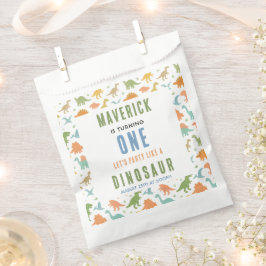 Dino-eerste verjaardagsfeestje | Schattig prehisto Bedankzakje
