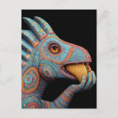Dino eet Taco Briefkaart (Voorkant)