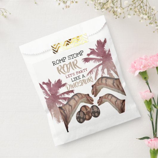 Dino Eggs, Kinderdinosaurus Verjaardagsfeest Bedankzakje (Gezegeld)