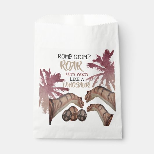 Dino Eggs, Kinderdinosaurus Verjaardagsfeest Bedankzakje (Voorkant)