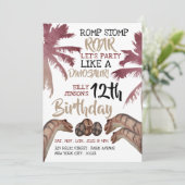 Dino Eggs, Kinderdinosaurus Verjaardagsfeest Kaart (Staand voorkant)