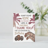 Dino Eieren, Verjaardag van de Dinosaurus van de K Briefkaart (Staand voorkant)