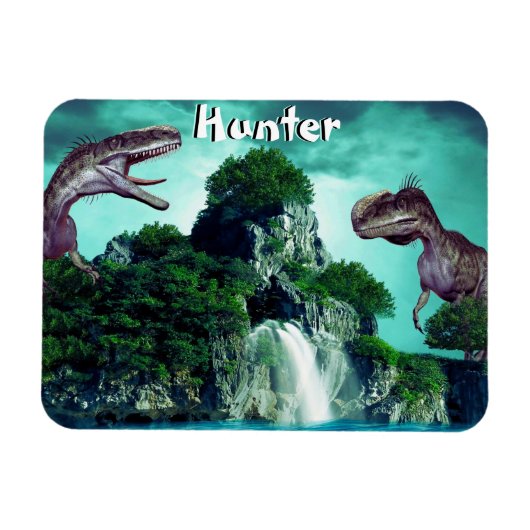 Dino-eiland magneet (Horizontaal)