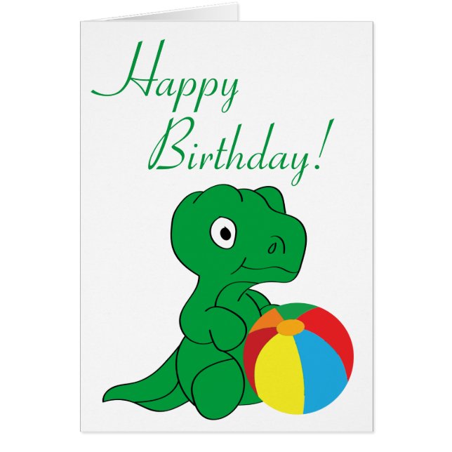 Dino en bal (Voorkant)