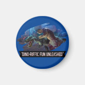 dino - enorm veel leuks losgelaten magneet (Voorkant)