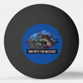 dino - enorm veel leuks losgelaten pingpongbal