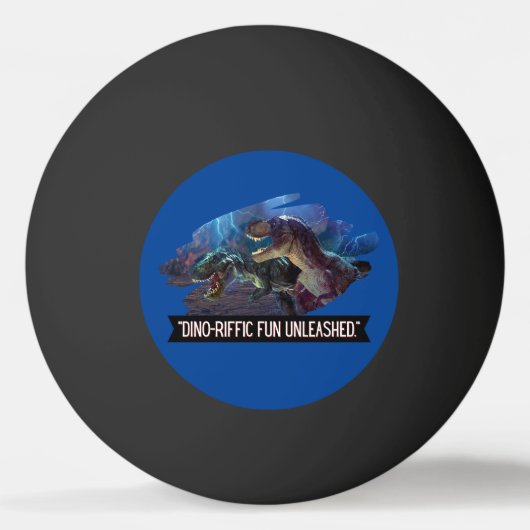 dino - enorm veel leuks losgelaten pingpongbal (Voorkant)