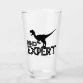 Dino Expert - Dinosaur Lovers Glas (Voorkant)