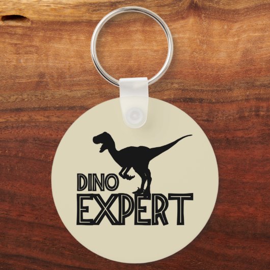 Dino Expert - Dinosaur Lovers Sleutelhanger (Voorkant)