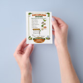 Dino Explorer Dinosaur Verjaardagsfeest Spel Flyer (Hand)