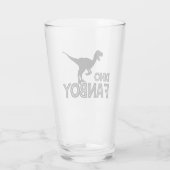 Dino Fanboy - Dinosaur Lover Glas (Achterkant)